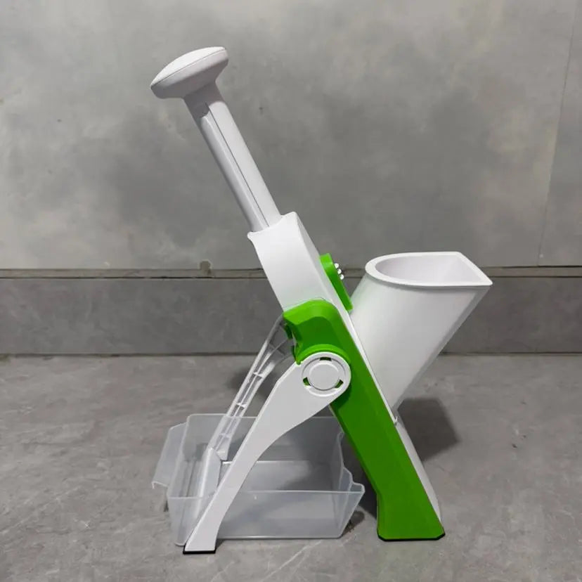 Upgraded Safety Mandolin Slicer, Vegetable Cutting Slicer, Vegetable Chopper, Potato Slicer, Four Modes, Adjustable Thickness Food Cutter, Kitchen Grinder, Kitchen Gadgets