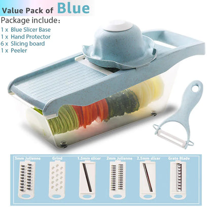 Vegetable Cutter Vegetable Slicer Multifunctional Kitchen Accessories Basket Fruit Potato Peeler Carrot Grater Vegetable Slicer